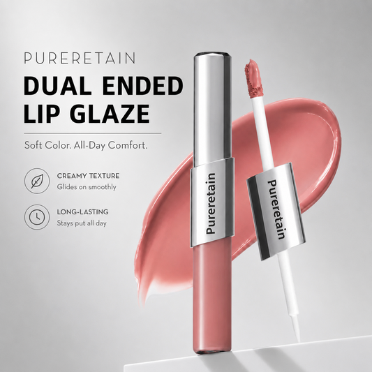 Perfect Twin Lip — Dual-Ended Liquid Lipstick with Velvet Matte Color and Glossy Shine