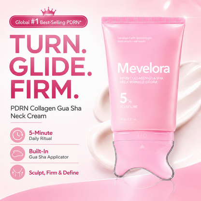 [NEW] Mevelora PDRN Collagen Gua Sha Anti-Wrinkle Neck Cream