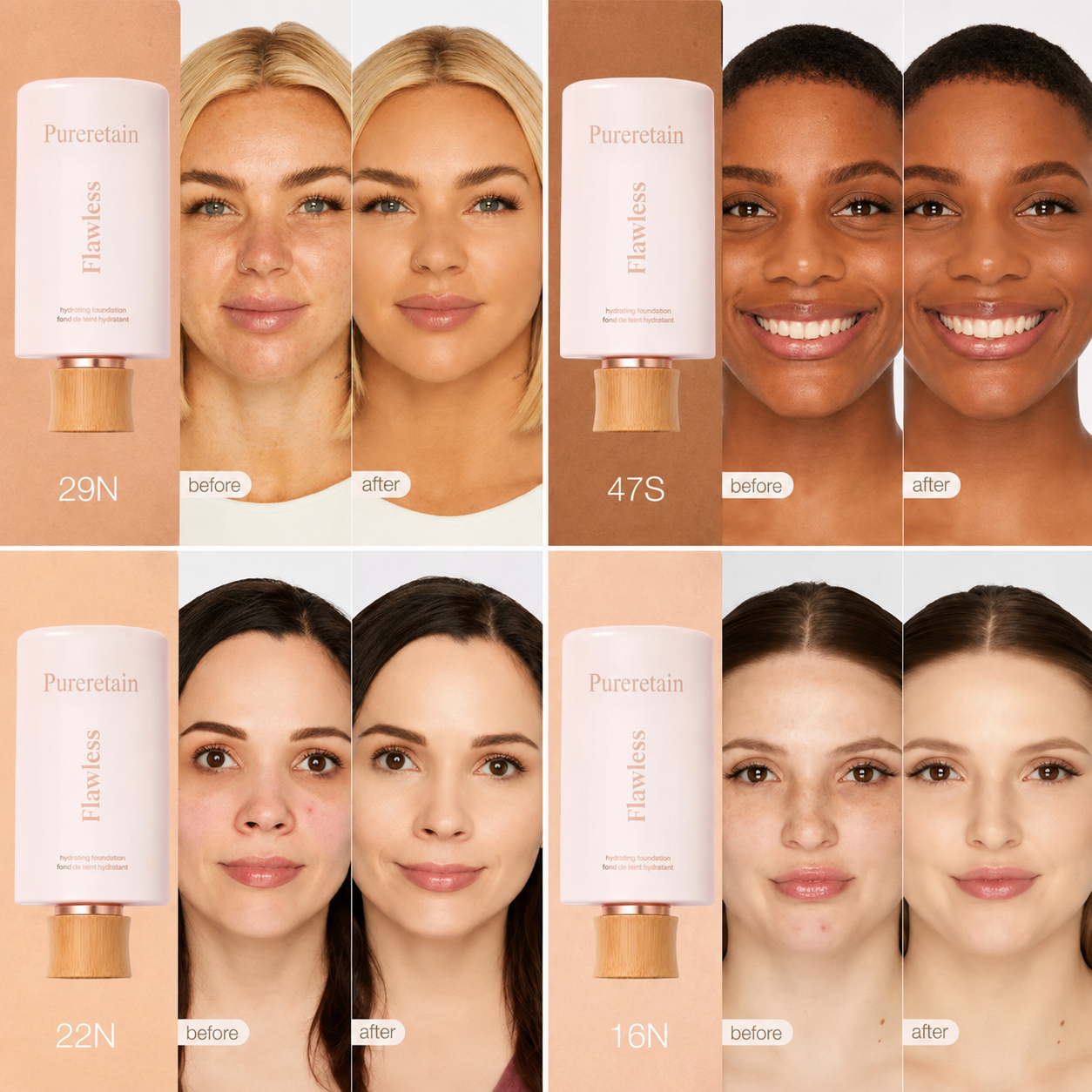 Timeless Hydrating Serum Foundation +  Brush