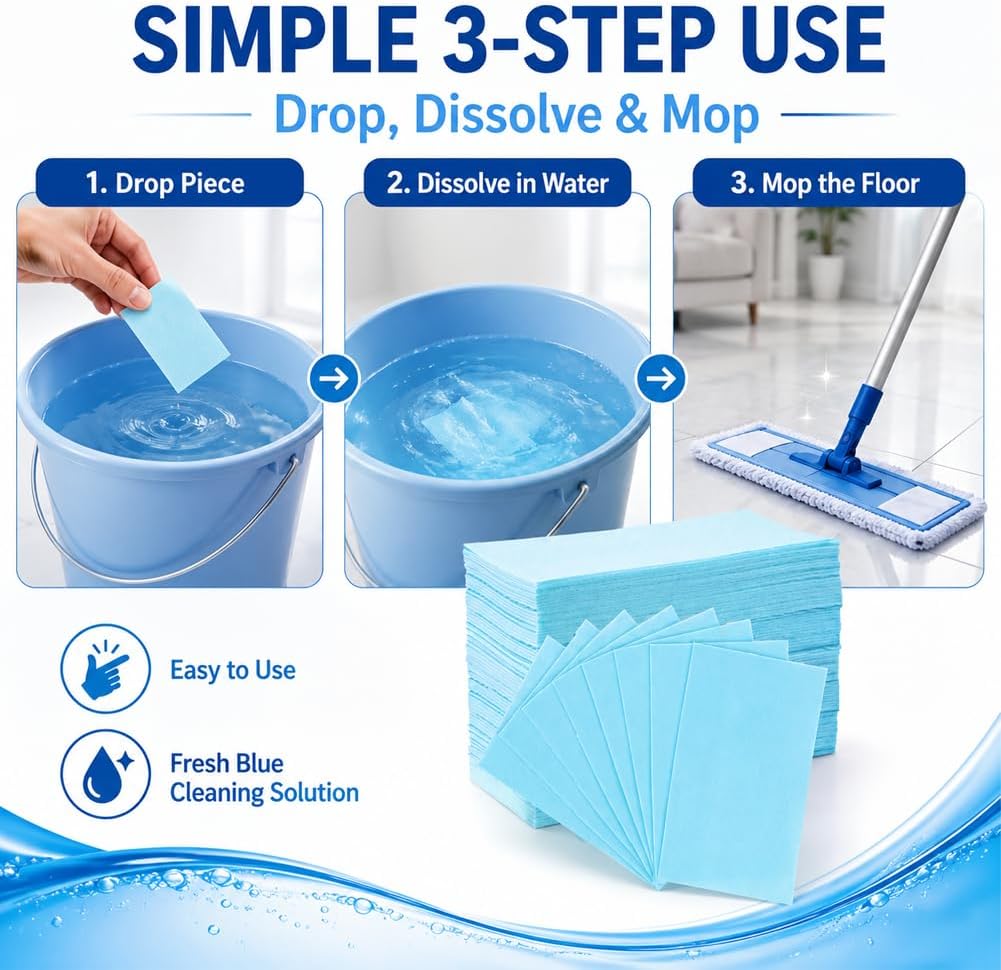 Pureretain CleanDrop Replace Bulky Floor Cleaner Bottles Forever